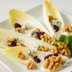 Endive salad with Roquefort cheese, walnuts, and cashews – gourmet starter by private chef in Marrakech